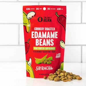 THE ONLY BEAN - CRUNCHY ROASTED EDAMAME BEANS (SRIRACHA)