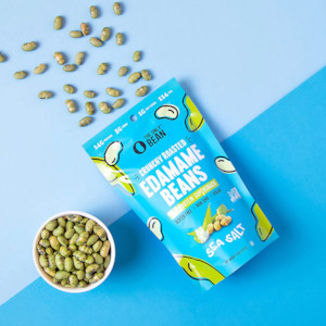 THE ONLY BEAN - CRUNCHY ROASTED EDAMAME BEANS (SEA SALT)