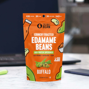 THE ONLY BEAN - CRUNCHY ROASTED EDAMAME BEANS (BUFFALO)