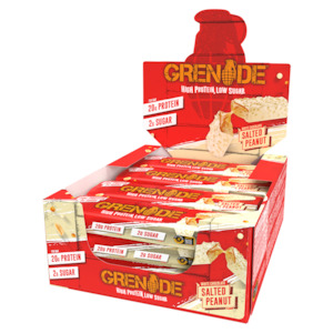 Cafe: GRENADE White Chocolate salted Peanut Protein Bar