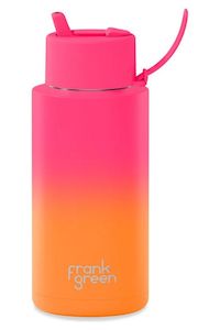 Limited Edition Gradient Ceramic Reusable Bottle 34oz | Summer Sunset