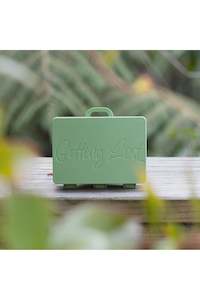 Travel Games Suitcase | Moss Green