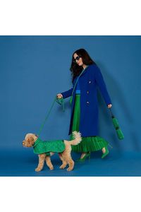 Dog Jacket Small | Park Green Monogram