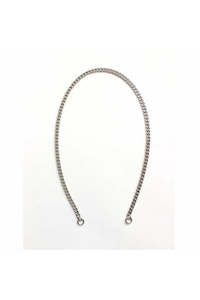 Clothing accessory: Lucent Curb Long Plain Necklace | 2 Colours