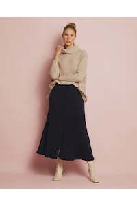 Rebecca Knit Skirt | Navy