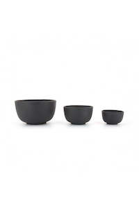 Basalt Matt Slate Style Small Bowls  -  3 Sizes