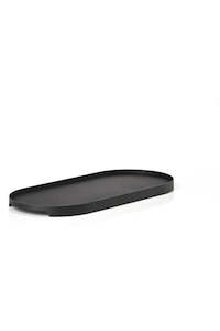 Singles Oval Tray | Black