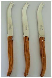 Clothing accessory: Long Cheese Knife | Olive Wood Handle