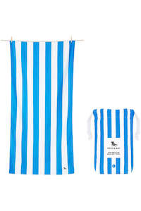 100% Recycled Beach Towel | Cabana Collection | Bondi Blue