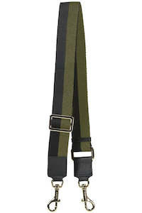 Clothing accessory: Feature Webbing Strap | Black + Khaki