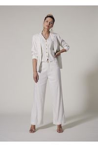 Clothing accessory: Revelry Blazer | Off White Stripe