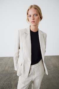 Linen Blazer | Natural