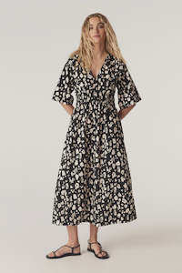 Bella Print Dress | Mono Print