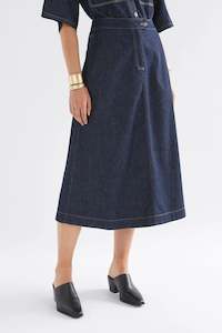 Denym Skirt | Authentic Blue