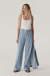 Ellie Pant | Chambray