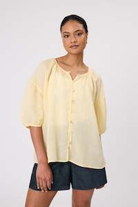 Cannes Blouse | Cornsilk