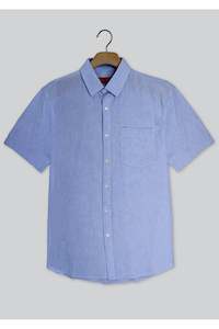 Fields Short Sleeve Linen Shirt | Baltic