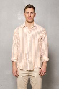 Clothing accessory: Blake Linen Shirt | Burnt Orange