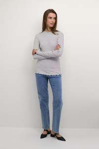 Clothing accessory: Candace Stripe Long Sleeve Top