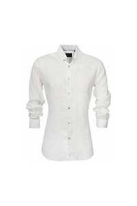 Clothing accessory: Blake Linen Shirt | White