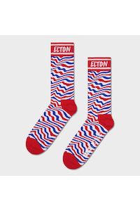 Elton John Striped Sock