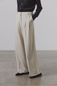 Clothing accessory: Ava Wide Leg Pant | Fawn