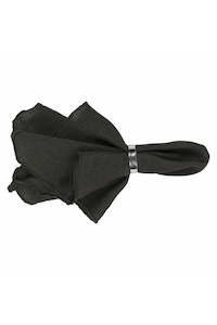 Clothing accessory: Gracie Eco Linen Napkin | Charcoal