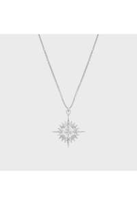 Clothing accessory: Starburst Necklace | Silver