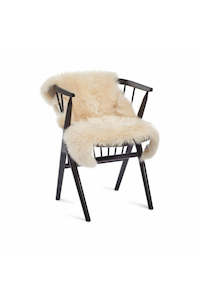 Clothing accessory: NZ Long Wool Sheepskin Rug | Light Honey