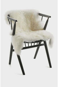 Clothing accessory: NZ Long Wool Sheepskin Rug | Ivory