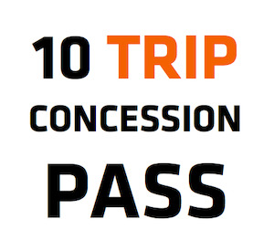 Ten Trip Concession Pass