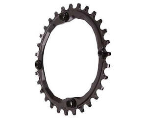 Bicycle and accessory: Absolute Black Oval 104 & 64bcd narrow-wide chainring