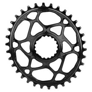 Bicycle and accessory: Absolute Black Cannondale Oval 32T Chainring - Black