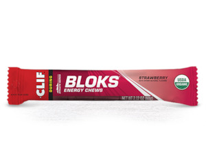 Bicycle and accessory: Clif Bloks