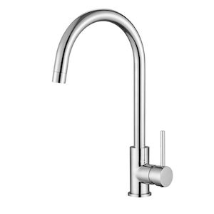 Coromandel Round Sink Mixer in Chrome