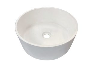 Micra Solid Surface Stone Round Counter Top Basin 390