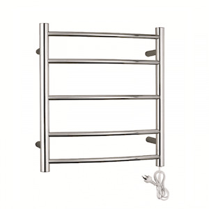 Renwick 5 Curved Round Bars Heated Towel Rails