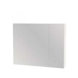 Remarkable 900 720H PVC Mirror Cabinet – White/Black