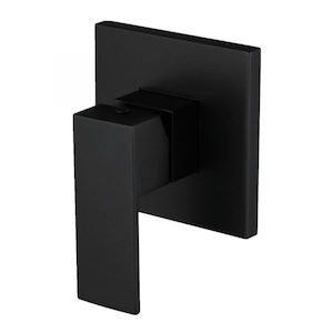 Remarkable Square Handle Shower Mixer Black