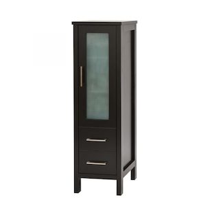 Tiles - floor - retailing: Remarkable 1340 Floor Standing Tall Cabinet – Black