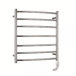 Renwick 7 Curved Round Bars Heated Towel Rails