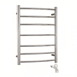 Renwick Slim 7 Curved Round Bars Heated Towel Rails