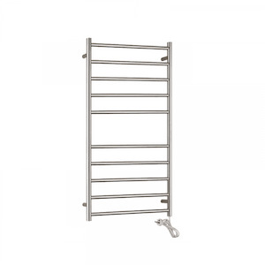 Renwick 10 Straight Round Bars Heated Towel Rails