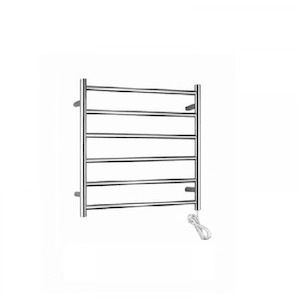 Renwick 6 Straight Round Bars Heated Towel Rails