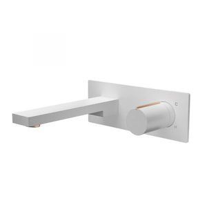 Wanaka Wall-mounted Basin Mixer White