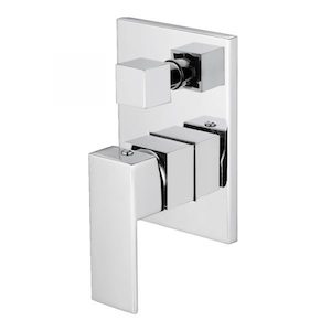 Remarkable Square Shower/Bath Mixer with Diverter