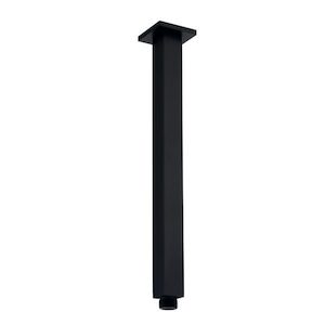 300mm Matte Black Shower Arm (Celling Model)