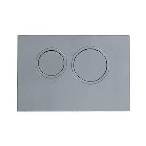 Tiles - floor - retailing: NOVA Chrome Flush Panel with Round Button