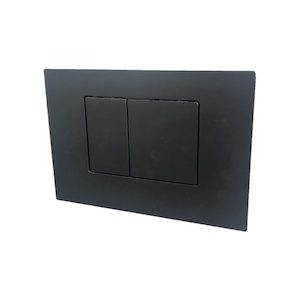 COMO Black Flush Panel with Square Button