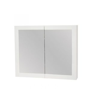 Renwick 750 White Frame Mirror Cabinet